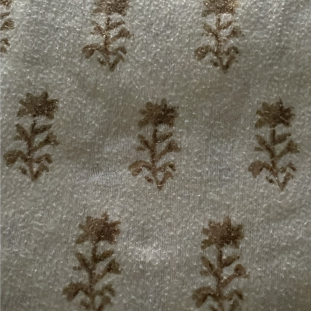Target Cream and Brown Floral Sheet Set